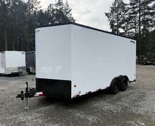 Thumbnail Photo of 2026 Royal 8.5x16 Cargo Trailer 11,400lb GVW - 86" Interior - Black Out Package - Ramp Door