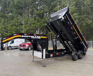 Thumbnail Photo of 2026 Southland 7X16 27,600LB GVW HIGH SIDE GOOSENECK DUMP TRAILER