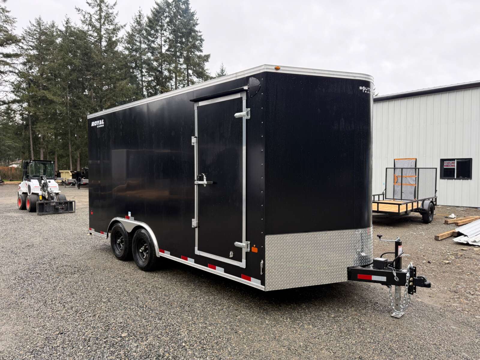 Photo of 2026 Royal 8.5x16 +V-Nose 11,400lb GVW Cargo Trailer - Ramp Door 