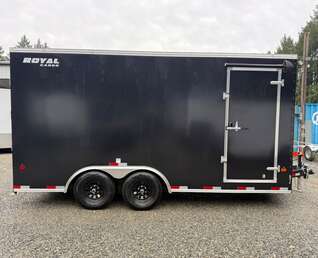 Thumbnail Photo of 2026 Royal 8.5x16 +V-Nose 11,400lb GVW Cargo Trailer - Ramp Door 