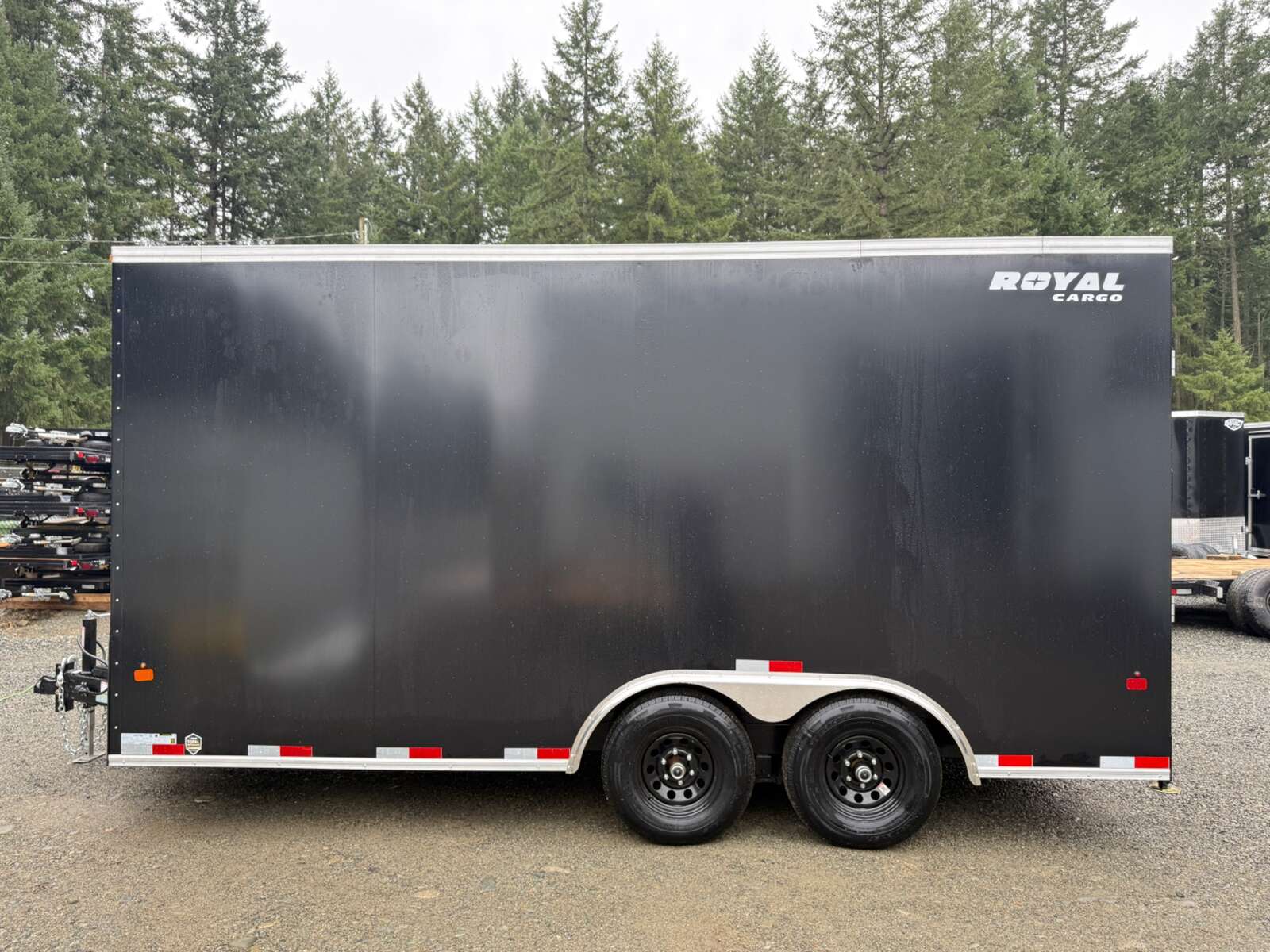 Photo of 2026 Royal 8.5x16 +V-Nose 11,400lb GVW Cargo Trailer - Ramp Door 
