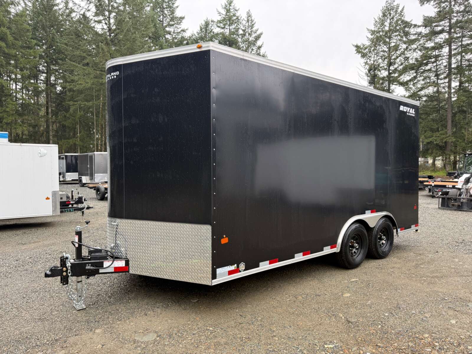 Photo of 2026 Royal 8.5x16 +V-Nose 11,400lb GVW Cargo Trailer - Ramp Door 