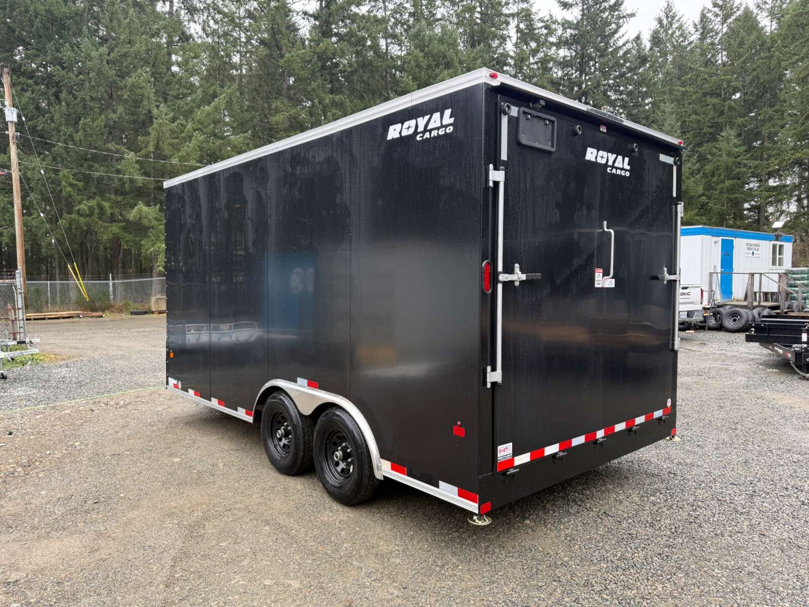 Photo of 2026 Royal 8.5x16 +V-Nose 11,400lb GVW Cargo Trailer - Ramp Door 