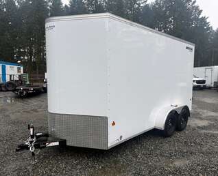Thumbnail Photo of 2026 ROYAL 7X14 +V-NOSE 7,700LB GVW CARGO TRAILER - BARN DOORS 