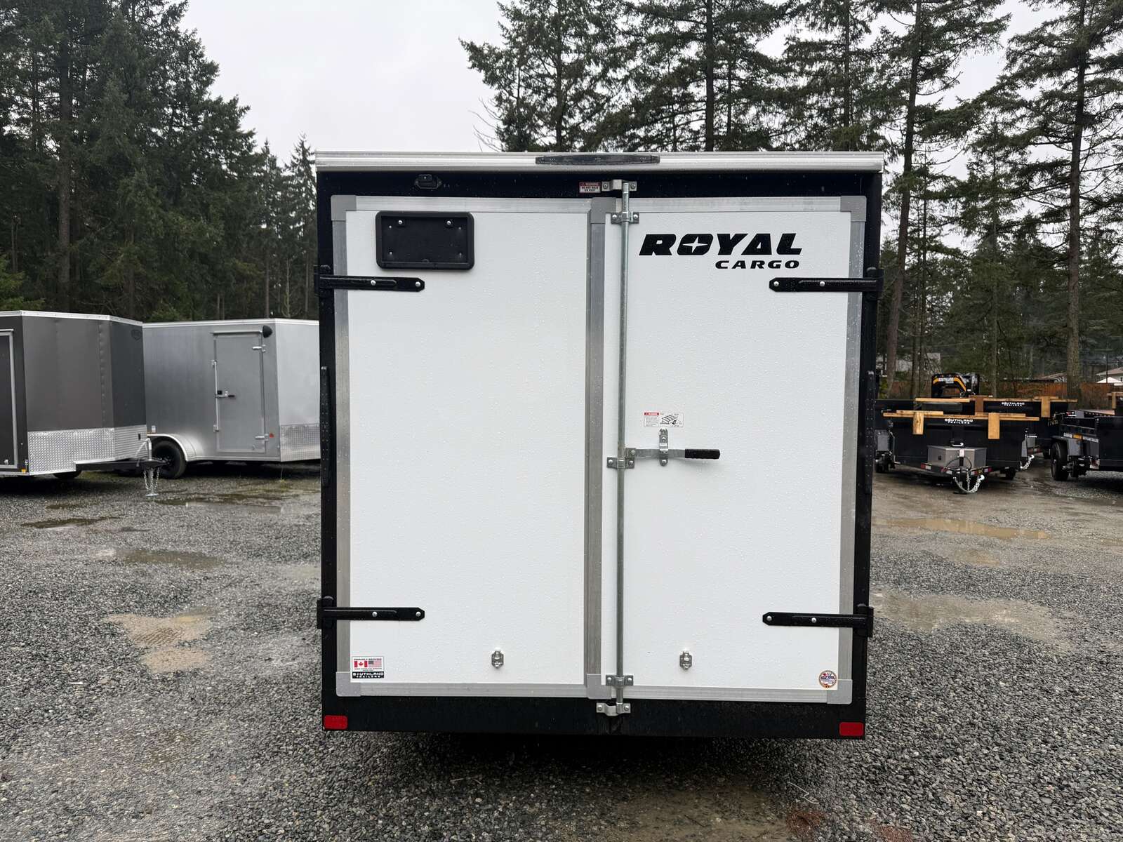 Photo of 2026 ROYAL 7X14 FLAT FRONT - 7,700LB GVW CARGO TRAILER - BARN DOORS 