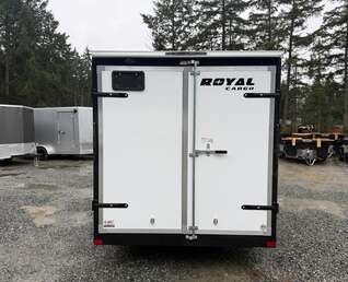 Thumbnail Photo of 2026 ROYAL 7X14 FLAT FRONT - 7,700LB GVW CARGO TRAILER - BARN DOORS 