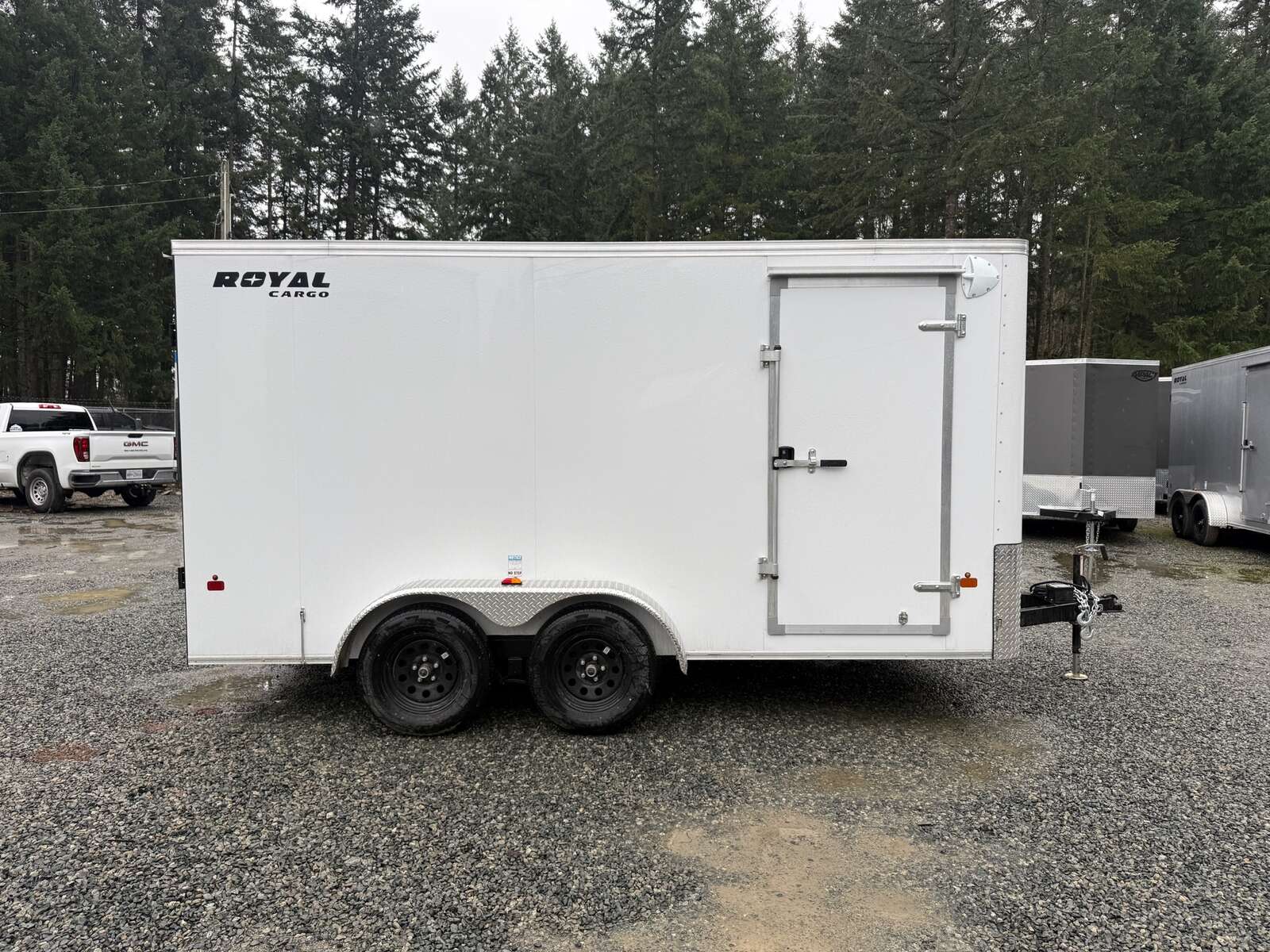 Photo of 2026 ROYAL 7X14 FLAT FRONT - 7,700LB GVW CARGO TRAILER - BARN DOORS 