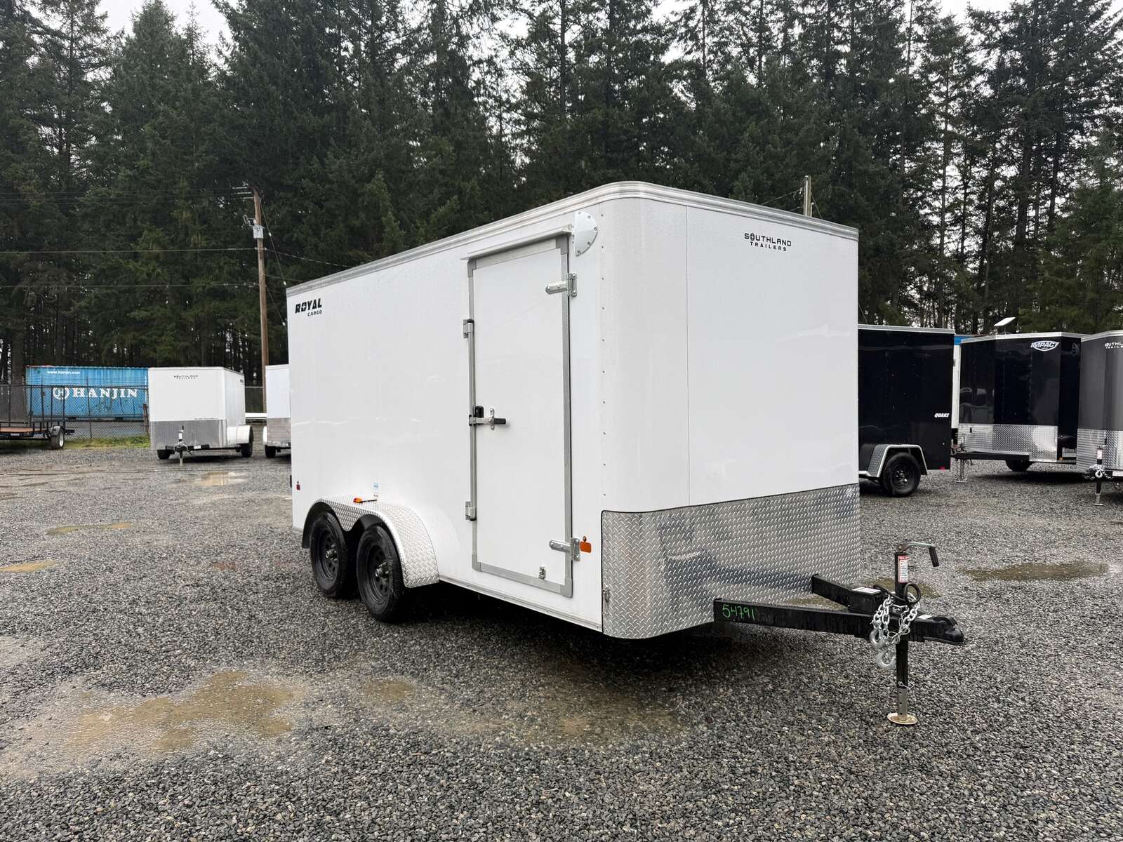 Photo of 2026 ROYAL 7X14 FLAT FRONT - 7,700LB GVW CARGO TRAILER - BARN DOORS 