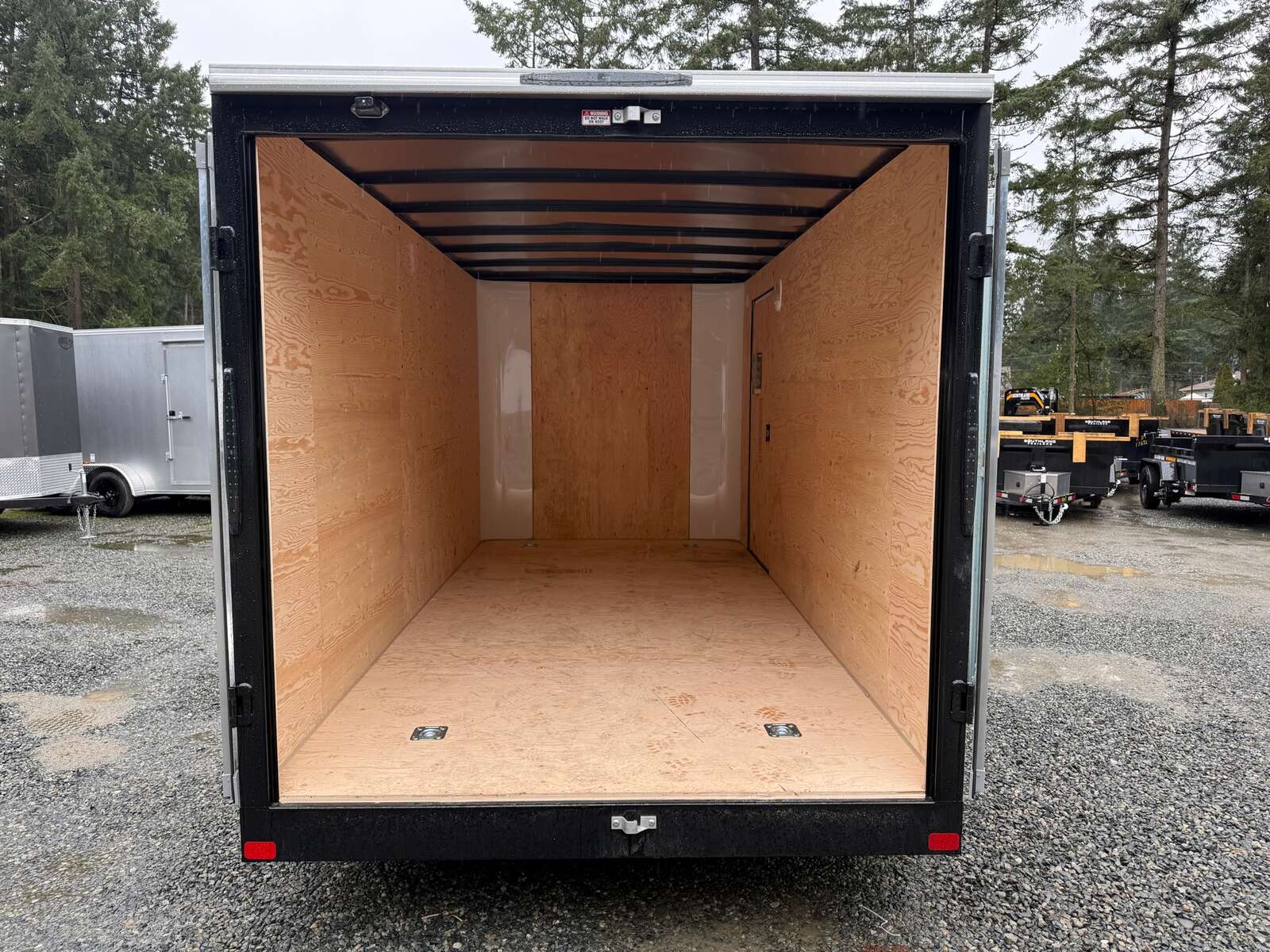 Photo of 2026 ROYAL 7X14 FLAT FRONT - 7,700LB GVW CARGO TRAILER - BARN DOORS 