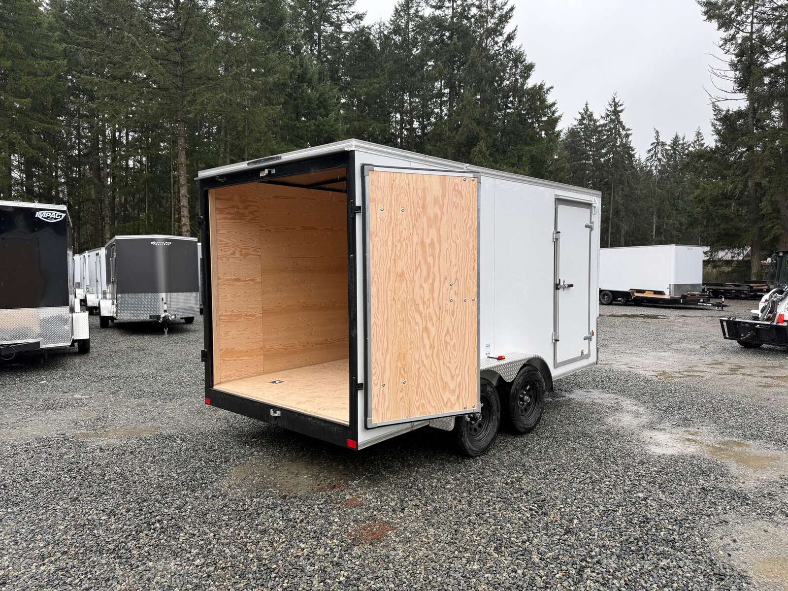 Photo of 2026 ROYAL 7X14 FLAT FRONT - 7,700LB GVW CARGO TRAILER - BARN DOORS 