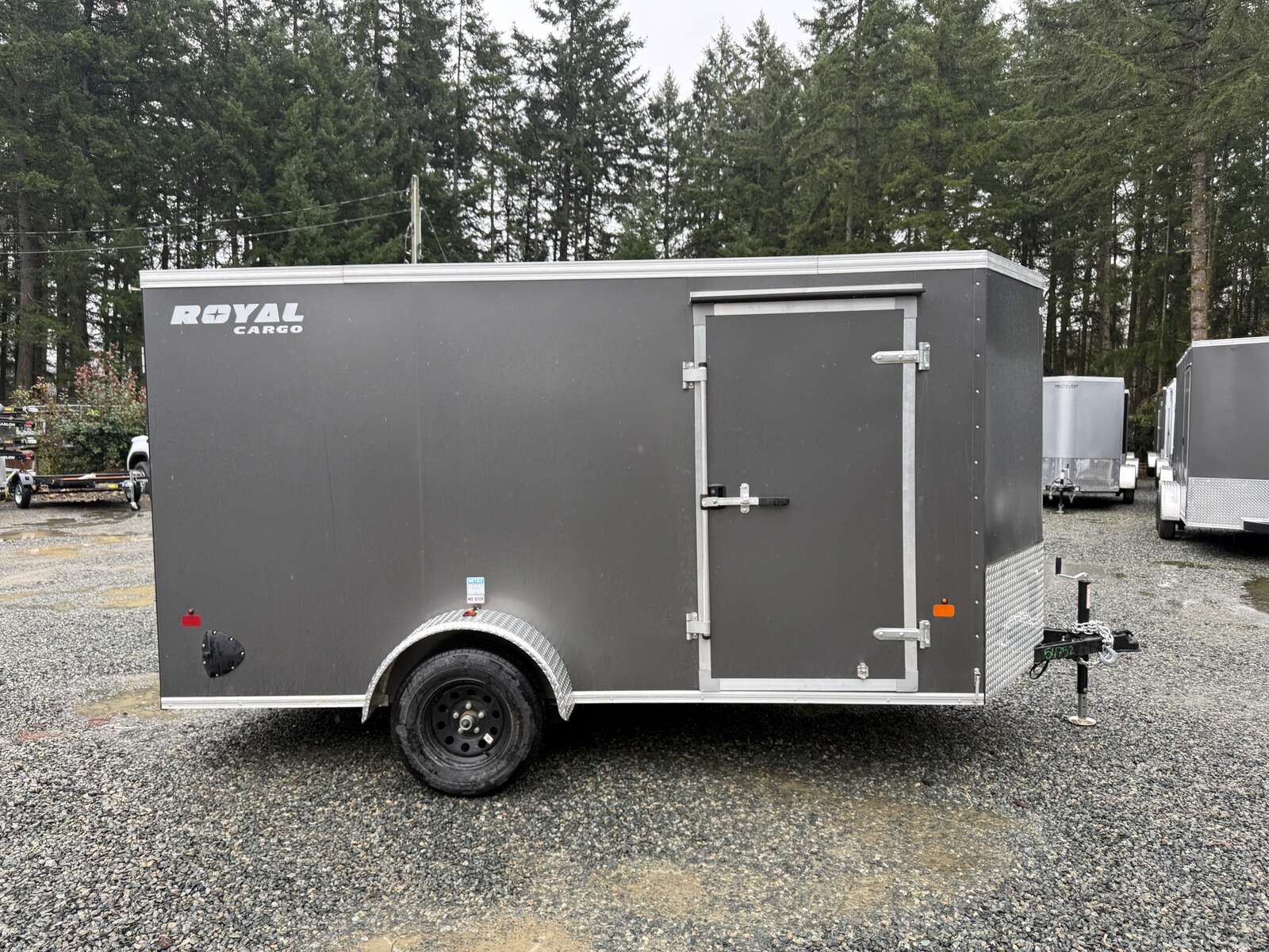Photo of 2026 ROYAL 6X12 + V-NOSE 2,990LB GVW CARGO TRAILER - RAMP DOOR 