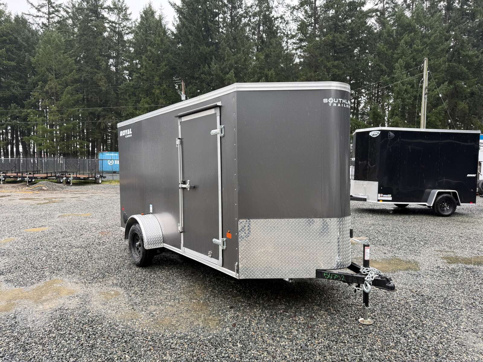 Photo of 2026 ROYAL 6X12 + V-NOSE 2,990LB GVW CARGO TRAILER - RAMP DOOR 