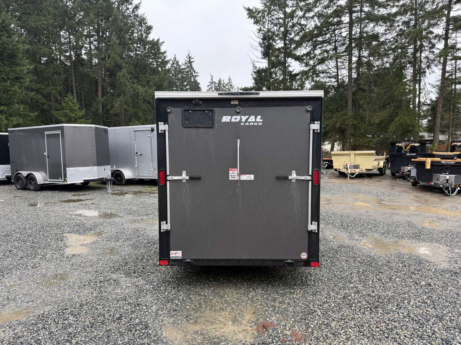 Photo of 2026 ROYAL 6X12 + V-NOSE 2,990LB GVW CARGO TRAILER - RAMP DOOR 