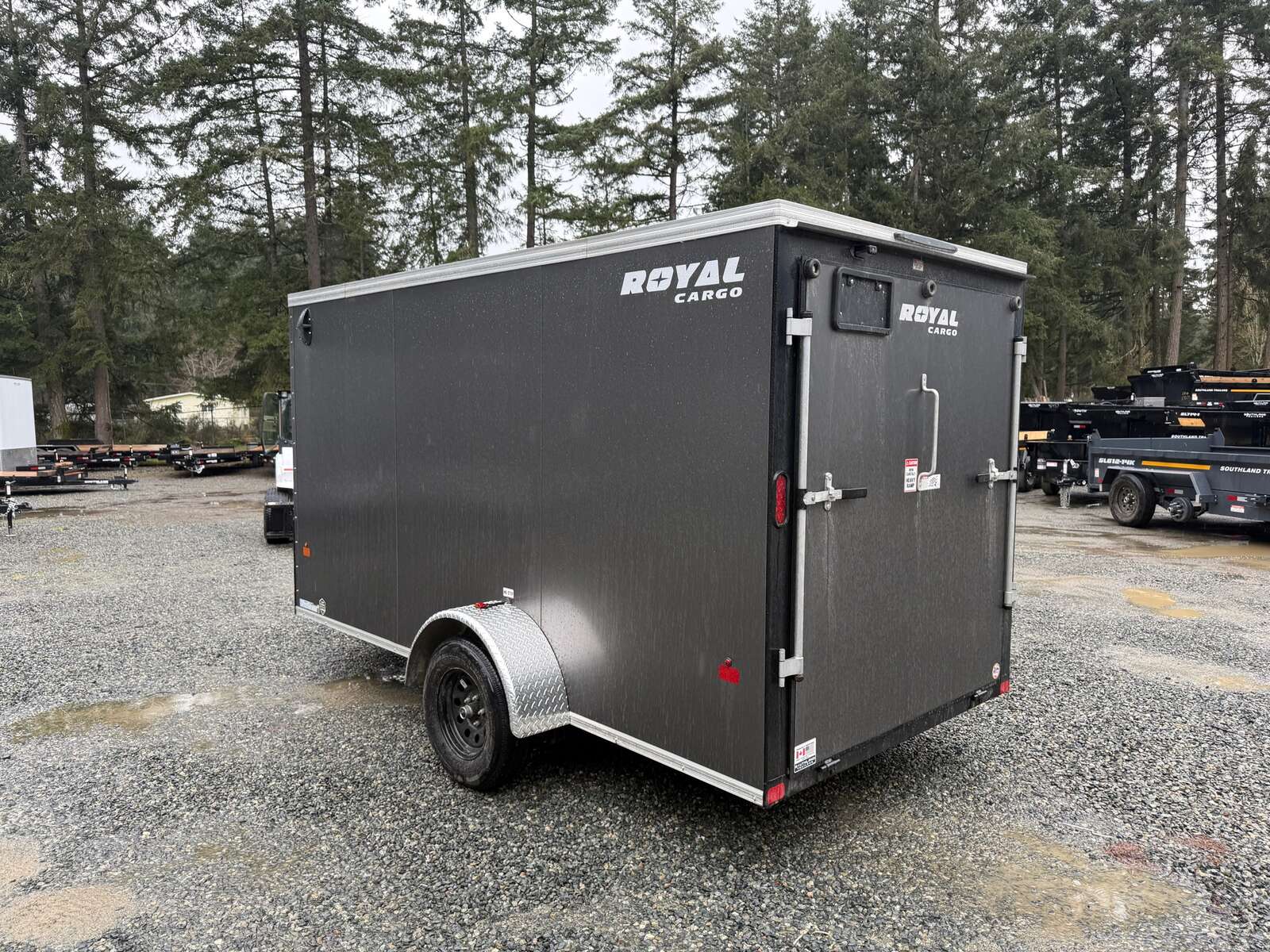Photo of 2026 ROYAL 6X12 + V-NOSE 2,990LB GVW CARGO TRAILER - RAMP DOOR 
