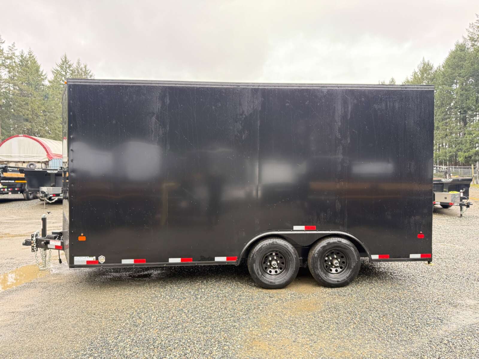 Photo of 2026 Royal 8.5x16 Cargo Trailer 11,400lb GVW - 86" Interior - Black Out Package - Ramp Door