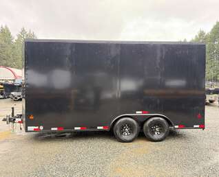 Thumbnail Photo of 2026 Royal 8.5x16 Cargo Trailer 11,400lb GVW - 86" Interior - Black Out Package - Ramp Door
