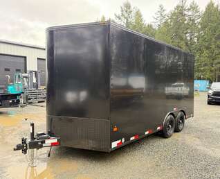 Thumbnail Photo of 2026 Royal 8.5x16 Cargo Trailer 11,400lb GVW - 86" Interior - Black Out Package - Ramp Door