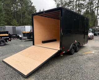 Thumbnail Photo of 2026 Royal 8.5x16 Cargo Trailer 11,400lb GVW - 86" Interior - Black Out Package - Ramp Door