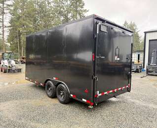 Thumbnail Photo of 2026 Royal 8.5x16 Cargo Trailer 11,400lb GVW - 86" Interior - Black Out Package - Ramp Door