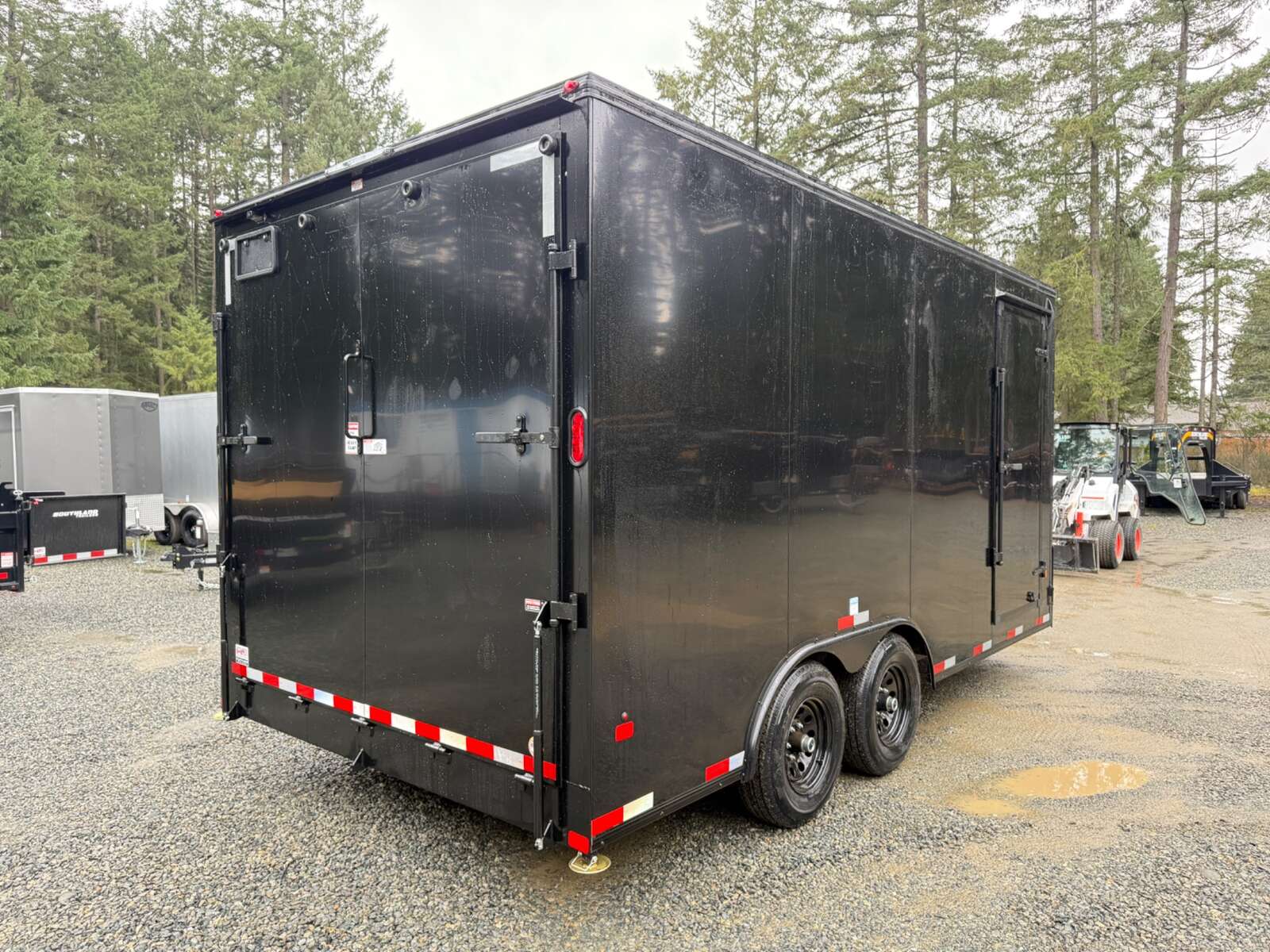 Photo of 2026 Royal 8.5x16 Cargo Trailer 11,400lb GVW - 86" Interior - Black Out Package - Ramp Door