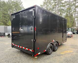 Thumbnail Photo of 2026 Royal 8.5x16 Cargo Trailer 11,400lb GVW - 86" Interior - Black Out Package - Ramp Door