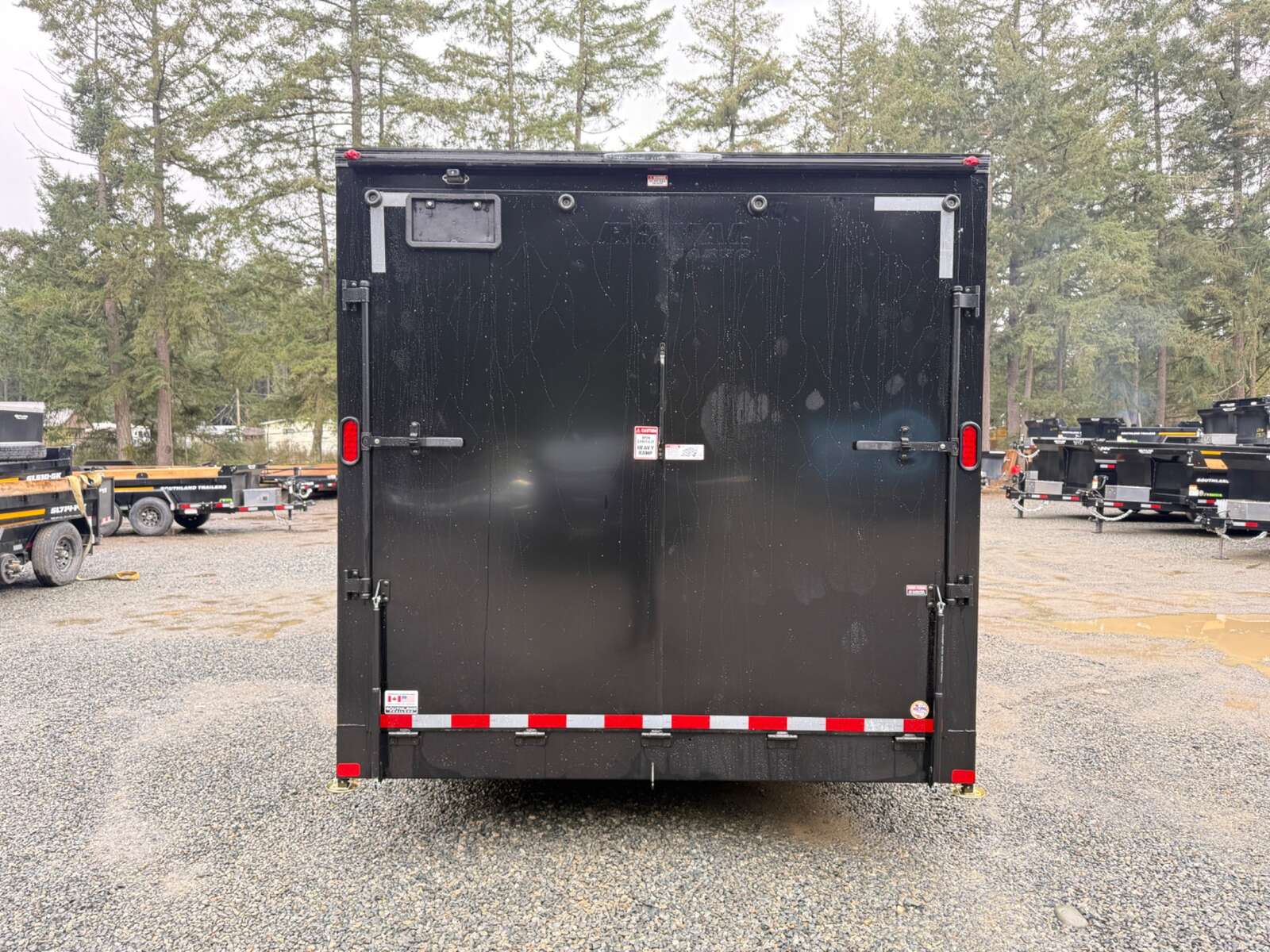 Photo of 2026 Royal 8.5x16 Cargo Trailer 11,400lb GVW - 86" Interior - Black Out Package - Ramp Door