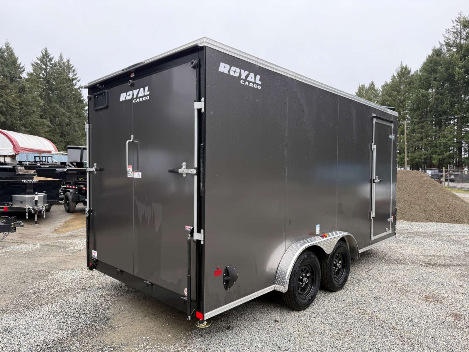 Photo of 2026 Royal Cargo 7.5X16+V 7700LB GVW - 86" Interior - Ramp Door