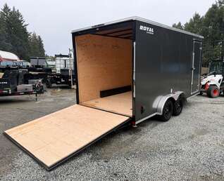 Thumbnail Photo of 2026 Royal Cargo 7.5X16+V 7700LB GVW - 86" Interior - Ramp Door
