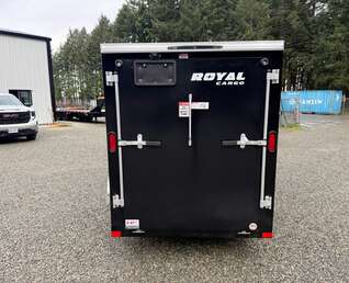 Thumbnail Photo of 2026 5X10 +V-NOSE 2,990LB GVW CARGO TRAILER - SIDE DOOR - REAR RAMP DOOR 