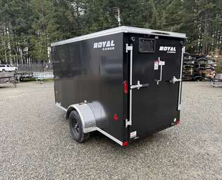 Thumbnail Photo of 2026 5X10 +V-NOSE 2,990LB GVW CARGO TRAILER - SIDE DOOR - REAR RAMP DOOR 