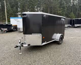 Thumbnail Photo of 2026 5X10 +V-NOSE 2,990LB GVW CARGO TRAILER - SIDE DOOR - REAR RAMP DOOR 