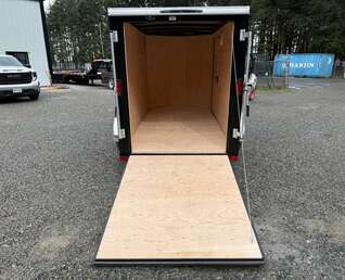 Thumbnail Photo of 2026 5X10 +V-NOSE 2,990LB GVW CARGO TRAILER - SIDE DOOR - REAR RAMP DOOR 