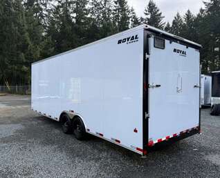 Thumbnail Photo of 2026 Royal 8.5x24 +V-NOSE 11,400lb GVW Cargo Trailer - Ramp Door 