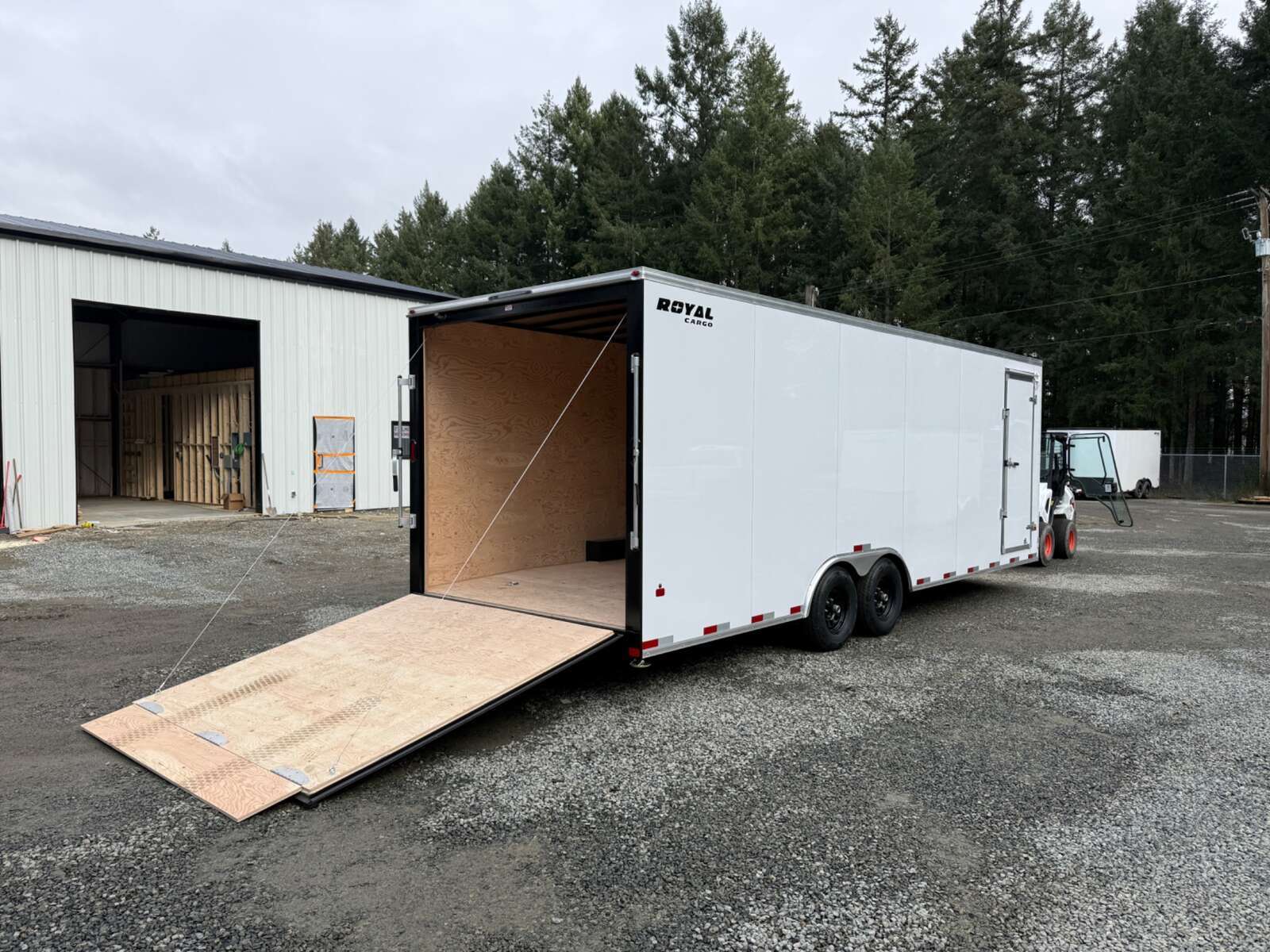Photo of 2026 Royal 8.5x24 +V-NOSE 11,400lb GVW Cargo Trailer - Ramp Door 