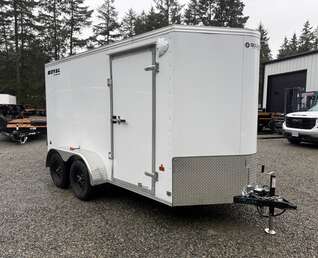 Thumbnail Photo of Used 2025 6X12 +V-Nose 7,700LB GVW Cargo Trailer - Barn Doors 