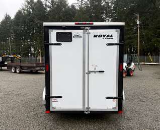 Thumbnail Photo of Used 2025 6X12 +V-Nose 7,700LB GVW Cargo Trailer - Barn Doors 