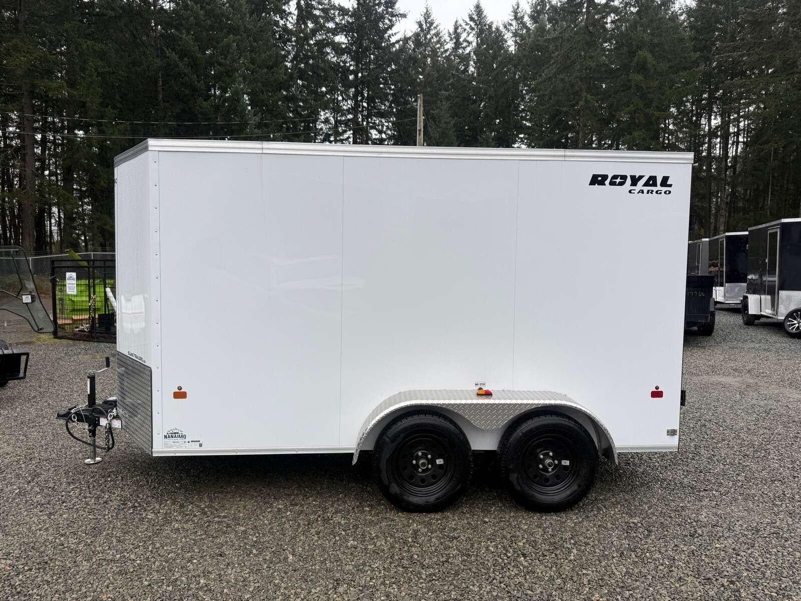 Photo of Used 2025 6X12 +V-Nose 7,700LB GVW Cargo Trailer - Barn Doors 