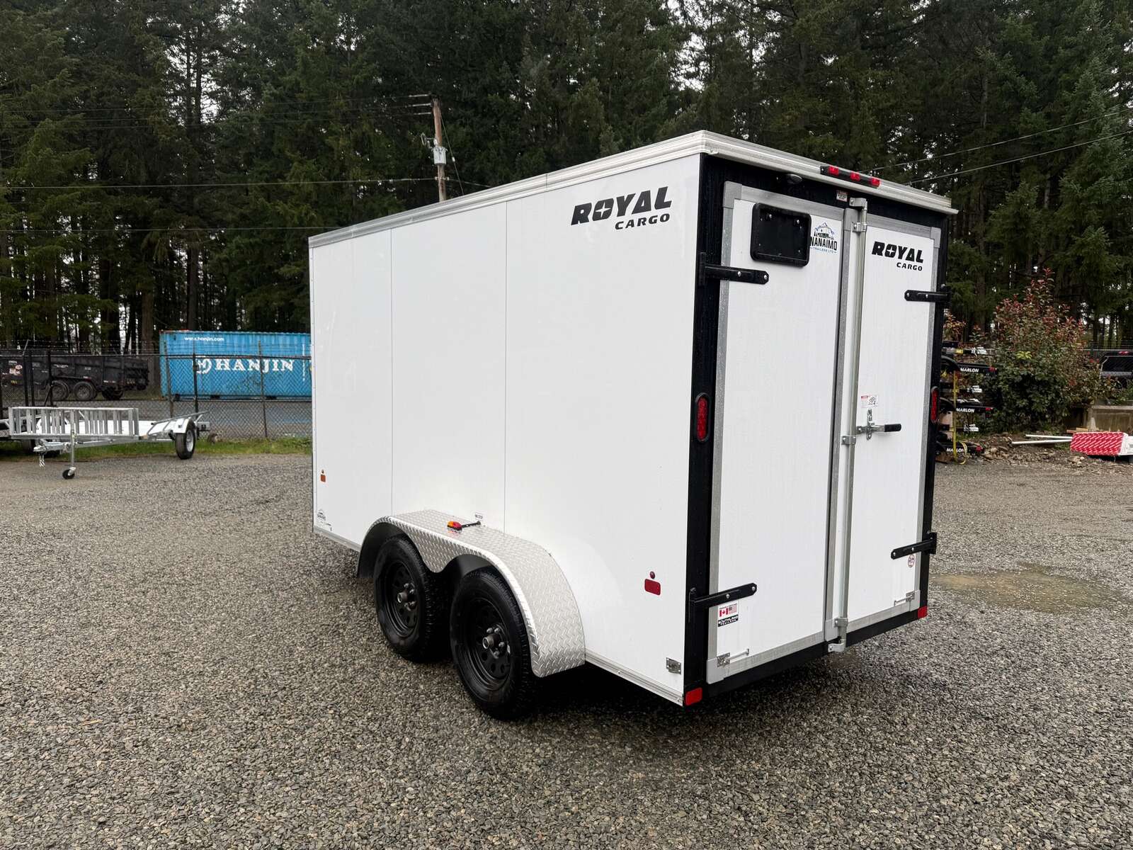 Photo of Used 2025 6X12 +V-Nose 7,700LB GVW Cargo Trailer - Barn Doors 