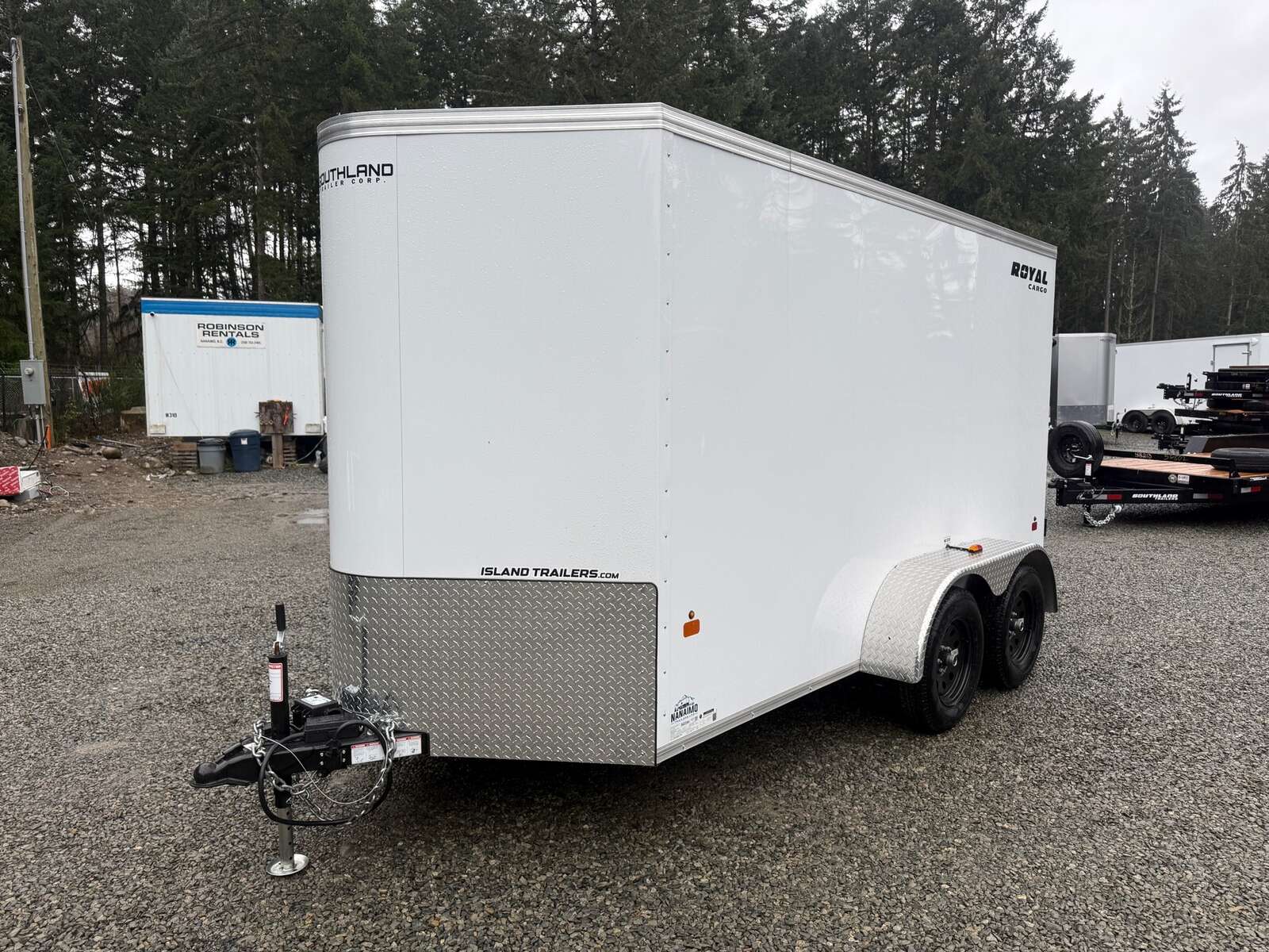 Photo of Used 2025 6X12 +V-Nose 7,700LB GVW Cargo Trailer - Barn Doors 