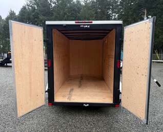 Thumbnail Photo of Used 2025 6X12 +V-Nose 7,700LB GVW Cargo Trailer - Barn Doors 