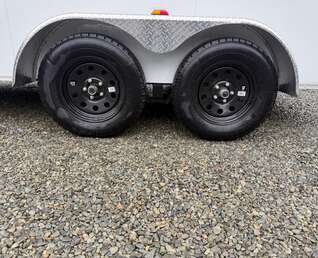 Thumbnail Photo of Used 2025 6X12 +V-Nose 7,700LB GVW Cargo Trailer - Barn Doors 