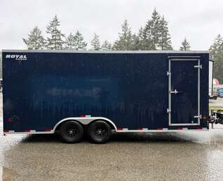 Thumbnail Photo of 2026 Royal 8.5x20 + V-Nose 11,400lb GVW Cargo Trailer - Escape Door - Rear Ramp Door 