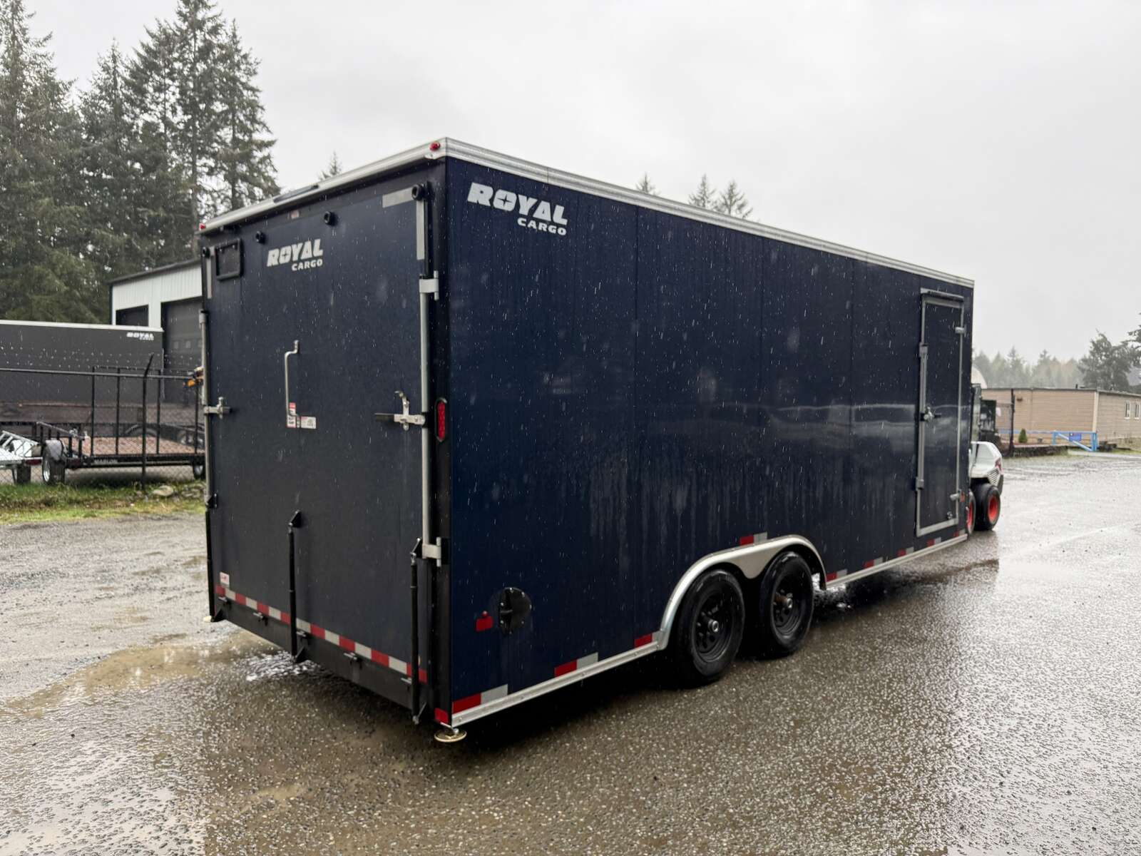 Photo of 2026 Royal 8.5x20 + V-Nose 11,400lb GVW Cargo Trailer - Escape Door - Rear Ramp Door 