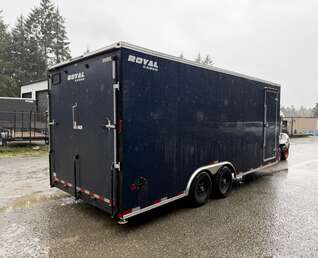 Thumbnail Photo of 2026 Royal 8.5x20 + V-Nose 11,400lb GVW Cargo Trailer - Escape Door - Rear Ramp Door 