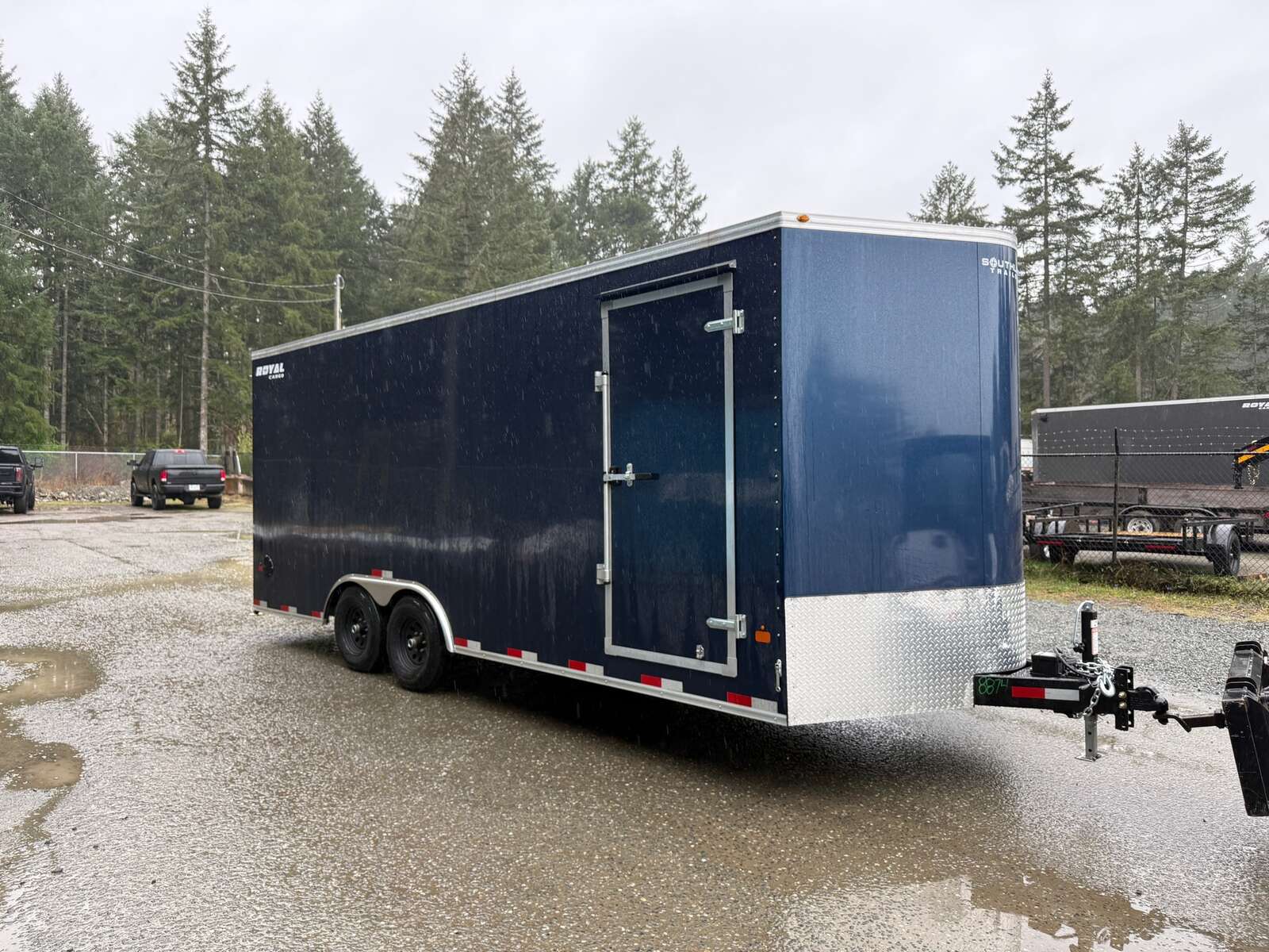 Photo of 2026 Royal 8.5x20 + V-Nose 11,400lb GVW Cargo Trailer - Escape Door - Rear Ramp Door 