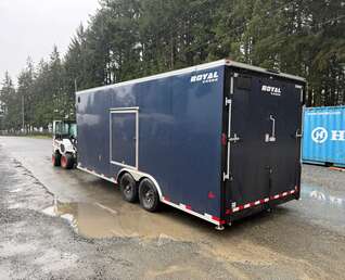 Thumbnail Photo of 2026 Royal 8.5x20 + V-Nose 11,400lb GVW Cargo Trailer - Escape Door - Rear Ramp Door 