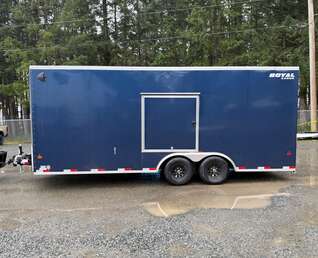 Thumbnail Photo of 2026 Royal 8.5x20 + V-Nose 11,400lb GVW Cargo Trailer - Escape Door - Rear Ramp Door 
