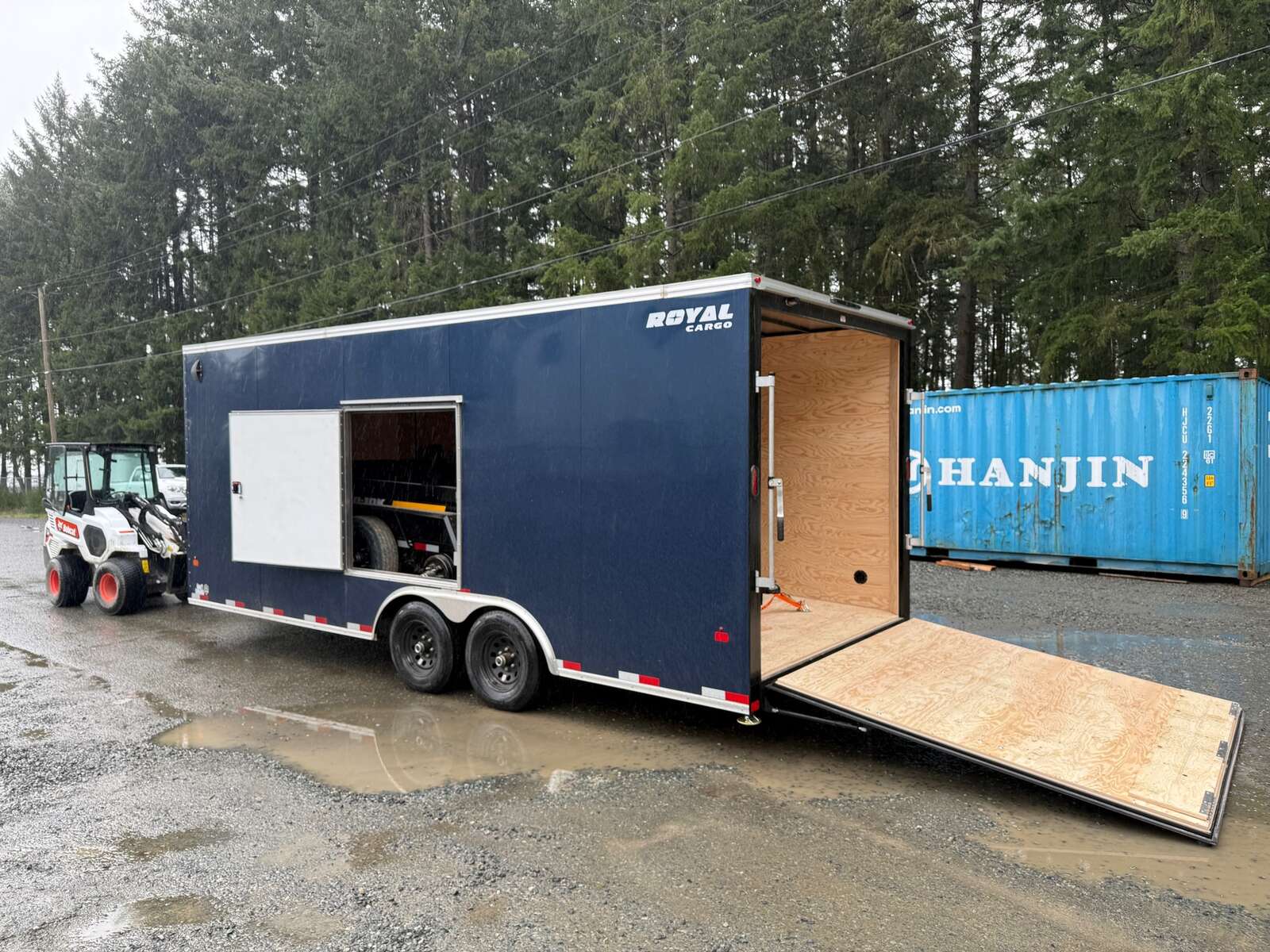 Photo of 2026 Royal 8.5x20 + V-Nose 11,400lb GVW Cargo Trailer - Escape Door - Rear Ramp Door 