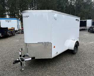 Thumbnail Photo of 2026 Royal 5x10 +V-Nose 2,990lb GVW Cargo Trailer - Side Door - Rear Ramp Door 