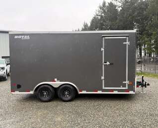Thumbnail Photo of 2026 Royal 8.5x16 +V-Nose 11,400lb GVW Cargo Trailer - Ramp Door 